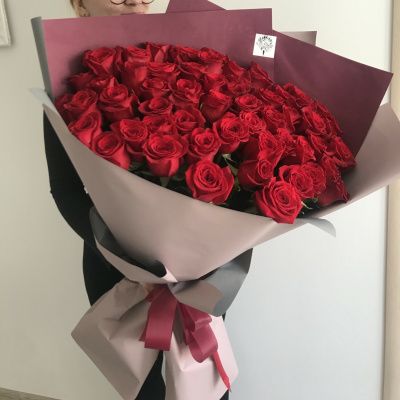 Горячая 101 роза купить цветы, букеты с доставкой